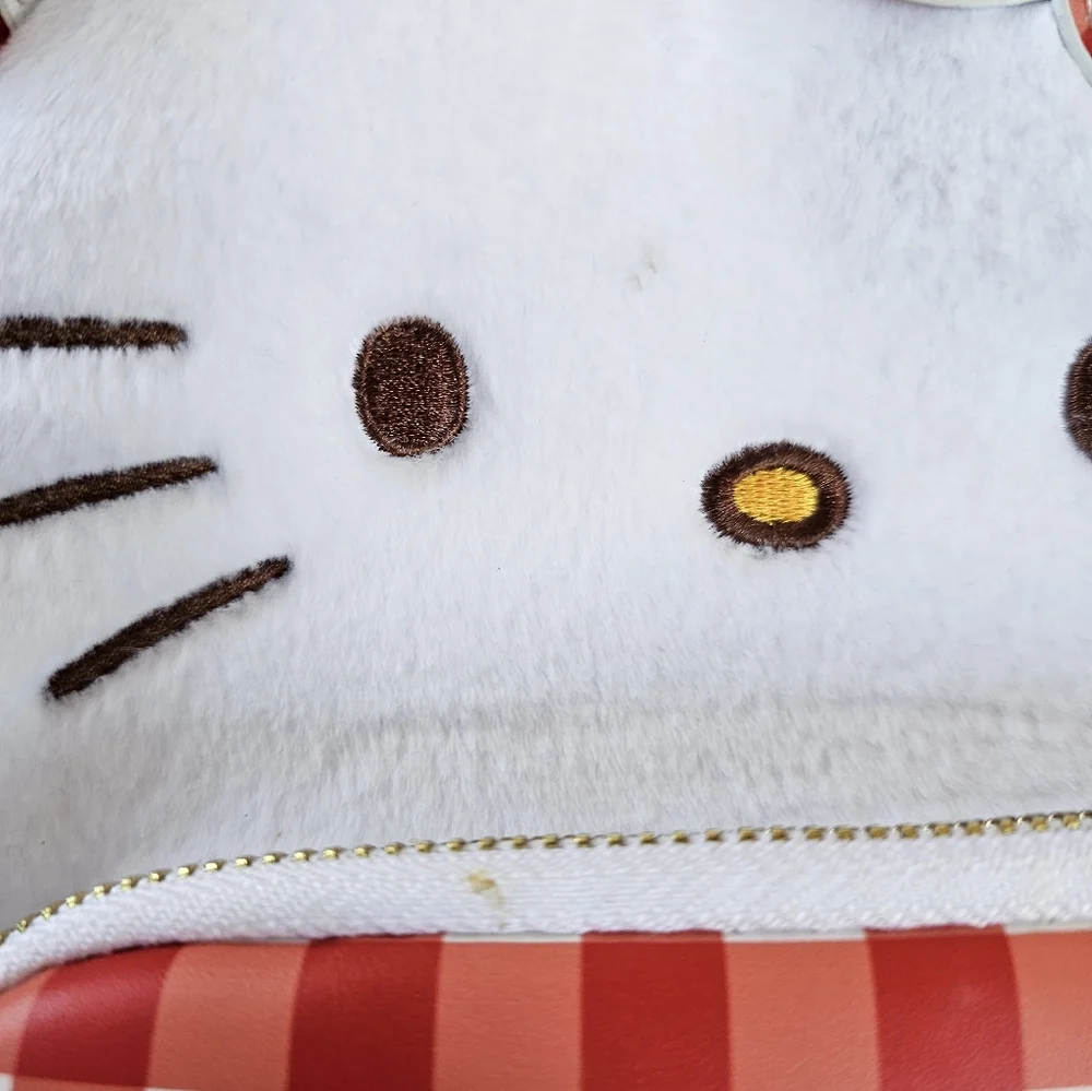 Loungefly Sanrio Hello Kitty Gingham Figural Mini Picnic Backpack
